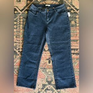 Coldwater Creek Indigo Denim Cropped Pants